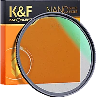 K&f concept KF-01-1676 55mm nano-x black mist lágyító szűrő 1/2, karcálló (kf-01-1676) kép