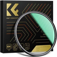 K&f concept KF-01-2779 K&f concept cpl cirkuláris polár szűrő, black mist 1/4, 82mm kép