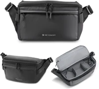 K&f concept KF-13-212 K&f concept urban wander sling, 12l fotos oldaltáska, fekete kép