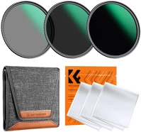 K&f concept KF-2043V1 szűrő szett 55mm (nd8+nd64+nd1000) + szűrőtartó tok + 3db törlőkendő kép