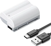 K&f concept KF-28-0041 K&f concept en-el15c akkumulátor 2600mah, usb-c csatlakozóval kép