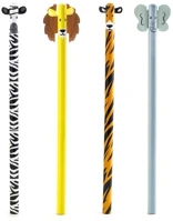 Kikkerland 4348 S/4 safari állatos ceruza kép