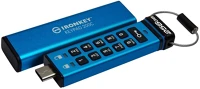 Kingston 200C AES-256 Pendrive 256gb usb-c, ironkey keypad 200c aes-256 fips 140-3 lvl 3 kép