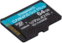 Kingston 200R A2 U3 V30 Memóriakártya MicroSDXC 64GB Canvas Go Plus Gen4 kép