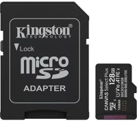 Kingston COR_MKMS128CS3 Memóriakártya, microSDXC, 128GB, C10/UHS-I/U1/V10/A1, Gen3, adapter kép