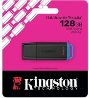 Kingston DTXG2/128GB 128gb datatraveler exodia g2 usb-a 3.2 gen1 pendrive fekete-kék kép