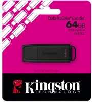 Kingston DTXG2/64GB 64gb datatraveler exodia g2 usb-a 3.2 gen1 pendrive fekete kép
