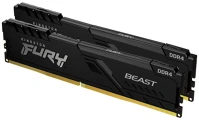 Kingston FURY BEAST DDR4 3200MHZ 32GB (2X16GB) ASZTALI PC MEMÓRIAKÉSZLET KF432C16BB1K2/32 Fury beast ddr4 3200mhz 32gb (2x16gb) asztali pc memóriakészlet kép