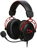 Kingston HX-HSCA-RD/EM Hyperx cloud alpha gaming headset black/red kép