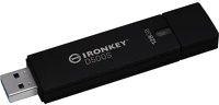 Kingston IKD500S/128GB 128gb ironkey d500s usb 3.2 gen 1 pendrive fekete kép
