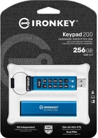 Kingston IKKP200/256GB 256gb ironkey keypad 200, fips 140-3 lvl 3 (pending) aes-256 encrypted kép