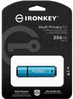 Kingston IKVP50/256GB 256gb ironkey vault privacy 50 aes-256 encrypted, fips 197 usb 3.2 gen1 kép