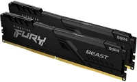 Kingston KF432C16BBK2/64 64gb/3200mhz ddr-4 (kit of 2) fury beast blackmemória kép