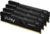 Kingston KF432C16BBK4-32 32gb ddr4 3200mhz kit(4x8gb) fury beast black kép