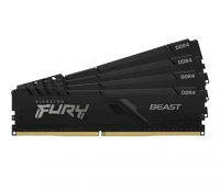 Kingston KF432C16BBK4/64 64gb 3200mhz ddr4 ram  fury beast black cl16 (4x16gb) kép