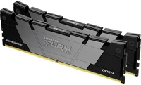 Kingston KF442C19RB12K2/32 32gb 4266mt/s ddr4 cl19 dimm (kit of 2) 1gx8 fury renegade black kép