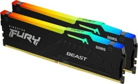Kingston KF548C38BBAK2-32 32gb ddr5 4800mhz kit(2x16gb) fury beast rgb kép