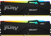 Kingston KF552C40BBAK2-64 64gb ddr5 5200mhz kit(2x32gb) fury beast rgb black kép