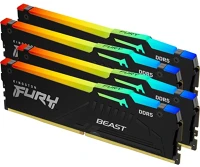 Kingston KF552C40BBAK4-64 Fury beast 64gb 5200mt/s ddr5 memória cl40 kit of 4 rgb kép