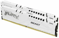 Kingston KF552C40BWK2-32 32gb ddr5 5200mhz kit(2x16gb) fury beast white kép
