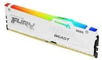 Kingston KF556C40BWAK2-64 Fury beast rgb ddr5 5600mhz cl40 64gb kit2 intel xmp white kép