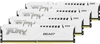 Kingston KF560C40BWK4-64 Fury beast 64gb 6000mt/s ddr5 memória cl40 kit of 4 fehér kép
