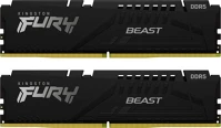 Kingston KF564C32BBK2-64 64gb ddr5 6400mhz kit(2x32gb) fury beast xmp black kép