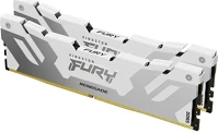 Kingston KF576C38RWK2-32 32gb 7600mt/s ddr5 cl38 dimm (kit of 2) fury renegade white xmp kép