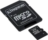 Kingston SDCIT/8GB Card micro sd  8gb sdcit / 8gb class 10+adapter kép