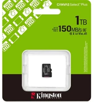 Kingston SDCS3/1TBSP 1tb canvas select plus gen3 class 10 uhs-1 a1 microsdxc memóriakártya kép