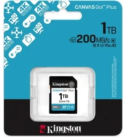 Kingston SDG4/1TB 1tb canvas go! plus gen4 uhs1 u3 v30 sdxc memóriakártya kép