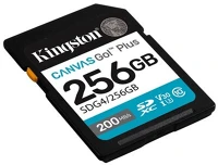 Kingston SDG4/256GB Memóriakártya sdxc 256gb canvas go plus gen4 200r c10 uhs-i u3 v30 kép