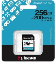 Kingston SDG4/256GB 256gb canvas go! plus gen4 uhs1 u3 v30 sdxc memóriakártya kép