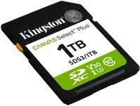 Kingston SDS3/1TB Canvas select plus (gen3) memóriakártya sdxc u3 v30 150mb/s 1tb kép