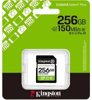 Kingston SDS3/256GB 256gb canvas select plus class gen3 c10 uhs-1 u1 v10 sdxc memóriakártya kép