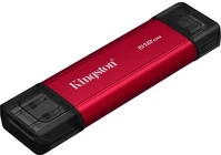 Kingston SPSD/512GB Dual portable 512gb usb-a/c 3.2 gen2 ssd piros kép