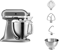 Kitchenaid 5KSM185PSEMS Artisan prémium konyhai robotgép 4,8l - ezüst kép