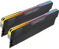 Klevv KD5AGUA80-64B300V Urbane v rgb 32gb 6400mt/s ddr5 memória cl30 kit of 2 fekete rgb kép
