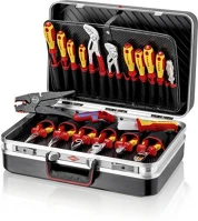 Knipex 00 21 20 20 részes szerszámbőrönd, elektromos, kép