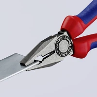 Knipex 03 02 180 Kombinált fogó, 180 mm, vágási érték: (közepes/kemény) o 3,4/2,2 mm kép