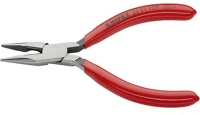 Knipex 25 01 125 Fél-kerek csőrű fogó vágóéllel (rádiófogó) 125 mm, hegyes, lapos kép