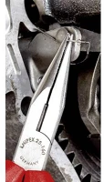 Knipex 25 02 160 Fél-kerek csőrű fogó vágóéllel (rádiófogó) 160 mm, hegyes, lapos kép