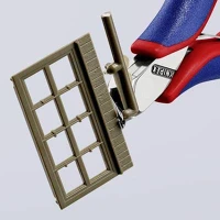 Knipex 64 52 115 Elektronikai homlokcsípőfogó, hajlított hegyű csípőfogó 115 mm kép