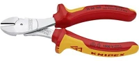 Knipex 74 06 160 Vde erőkímélő oldalcsípőfogó, közepes/kemény/zongora huzal max.: o 3 kép
