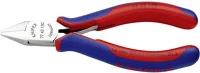 Knipex 77 42 130 Elektronikai oldalcsípőfogó, lágy/közepes huzal max.: o 1,6/1,3 mm, kép