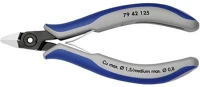 Knipex 79 42 125 Precíziós elektronikai oldalcsípőfogó, hegyes fej, kép
