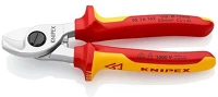 Knipex 95 16 165 KNIPEX Kábelolló krómozott VDE, 1000 V szigetelt, 165 mm - 95 16 165 kép