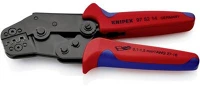 Knipex 97 52 14 Krimpelő fogó 195 mm, rövid kiviteli alak, nem szigetelt, nyitott kép