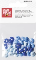 Knorr prandell 216023534 Ovális 33 darabos kék fa gyöngy csomag kép