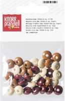 Knorr prandell 216023558 Ovális 33 darabos barna fa gyöngy csomag kép